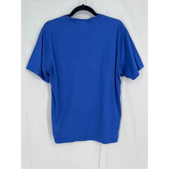 Brooks Brothers Shirt Mens Medium Blue Graphic Tee Nautical Rope Anchor Coastal - Picture 3 of 6